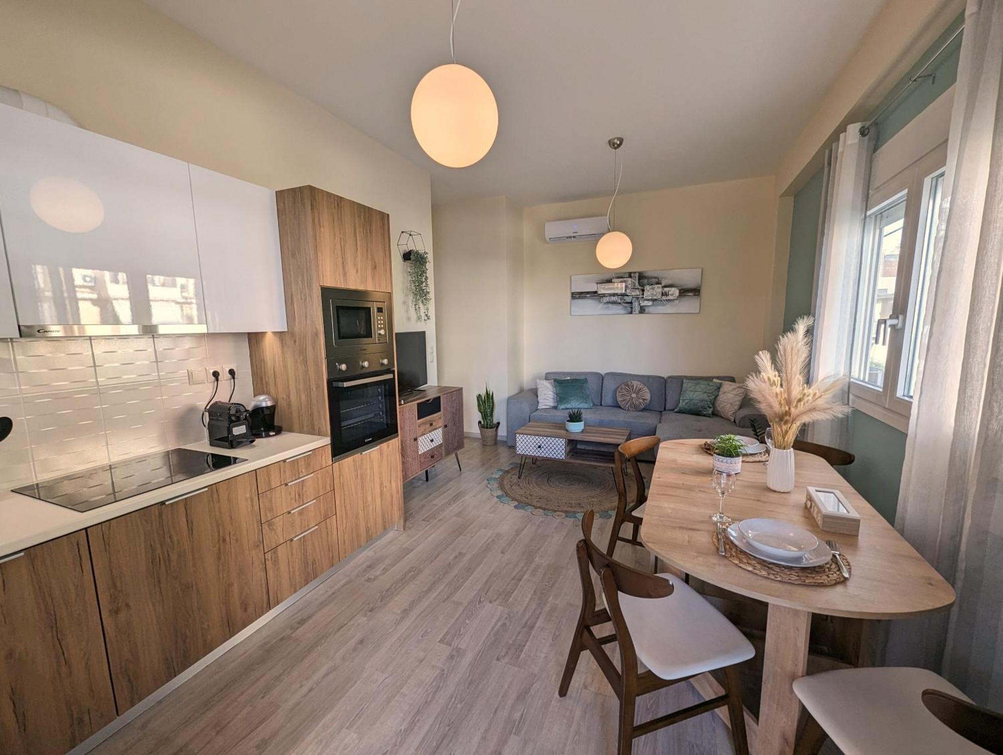 Apartmán Modern Mint Sunny House Near The Airport Spáta Exteriér fotografie